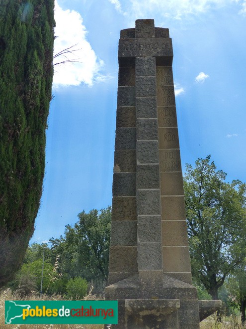 Monument 'A los Caídos', varal cara oest (Foto: Graciel·la Vidal, 2017) Monument 'A los Caídos', varal cara oest