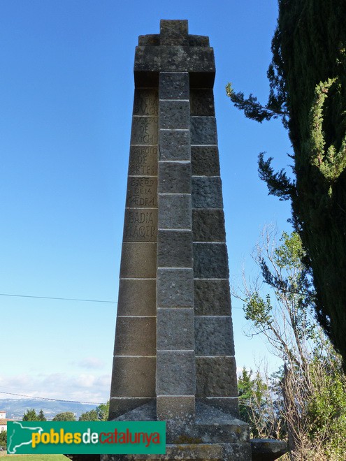 Monument 'A los Caídos', varal cara est (Foto: Graciel·la Vidal, 2017) Monument 'A los Caídos', varal cara est