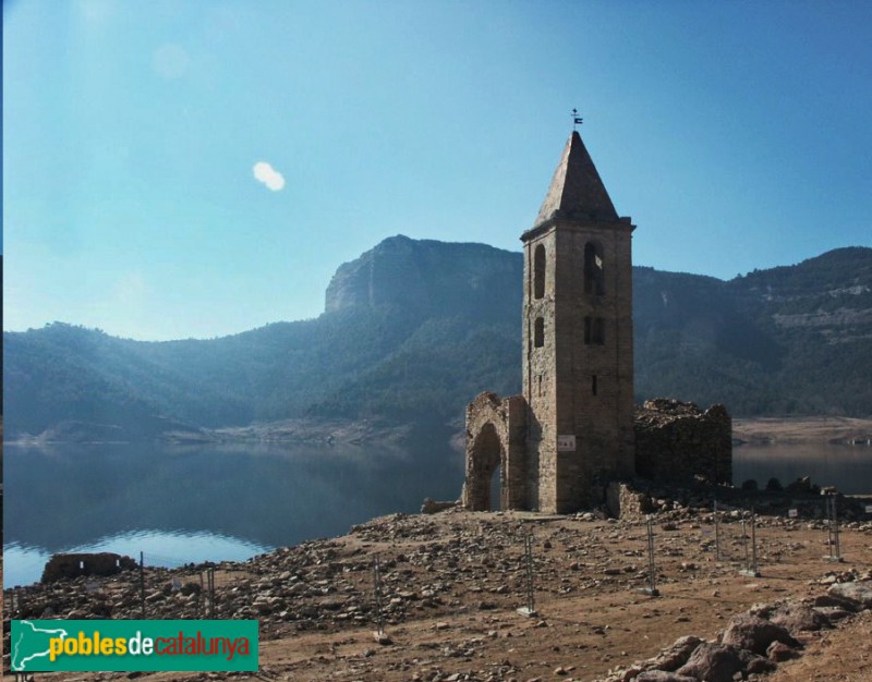 Sant Romà de Sau. Església vella