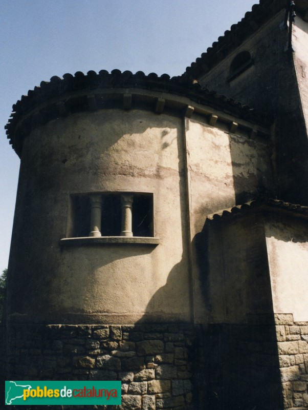 Vilanova de Sau - Sant Romà de Sau (església nova). Absis (Foto: J. Contijoch. Direcció Gral. Arxiu i Patrimoni. Generalitat de Catalunya) Vilanova de Sau - Sant Romà de Sau (església nova). Absis