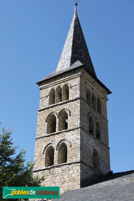 Arties - Església de Santa Maria, campanar