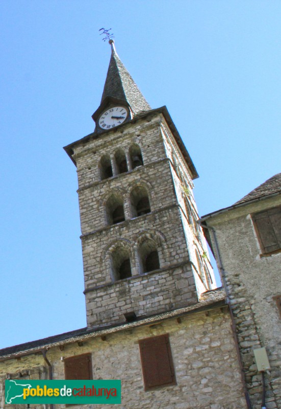 Arties - Església de Santa Maria, campanar