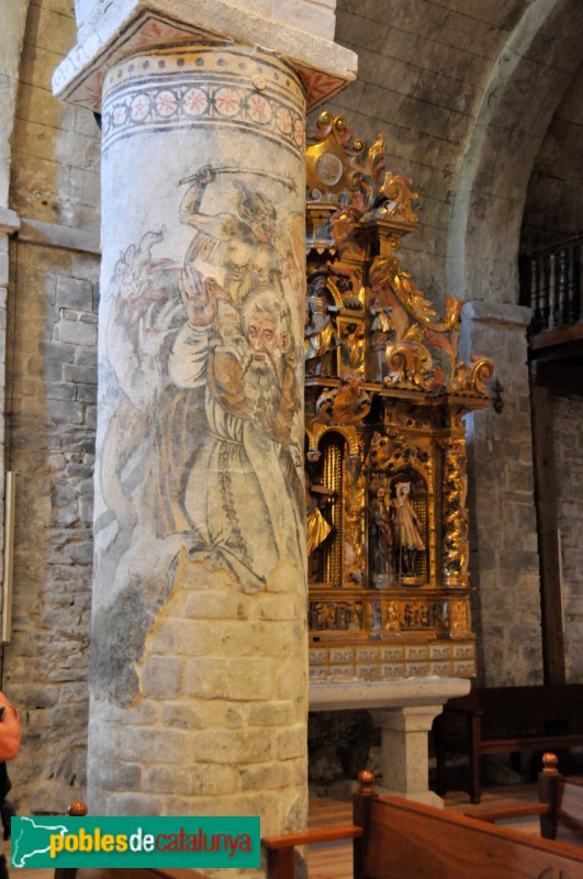 Arties - Església de Santa Maria, interior