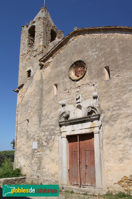 Peralta - Església de Sant Climent (Foto: Albert Esteves, 2017) Peralta - Església de Sant Climent