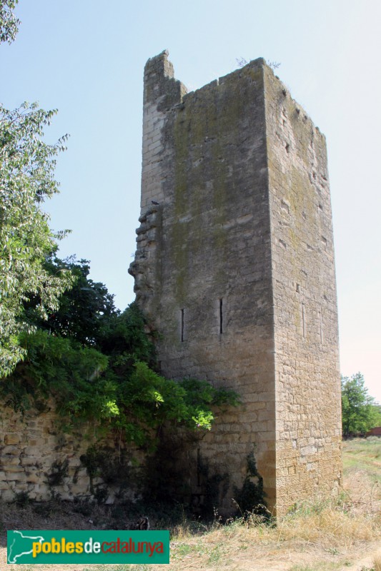 Peratallada - Muralla, torre oest (Foto: Albert Esteves, 2017) Peratallada - Muralla, torre oest