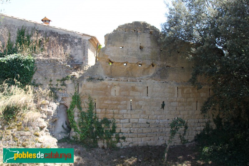 Peratallada - Muralla (Foto: Albert Esteves, 2017) Peratallada - Muralla