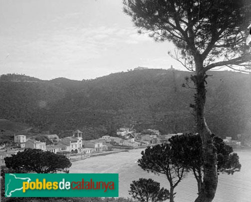 Palafrugell - Llafranc (Foto: Albert Oliveras -Arxiu fotogràfic C.E.C.-, 1925) Palafrugell - Llafranc