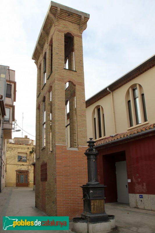 Calella - Torre d'aigua del mercat