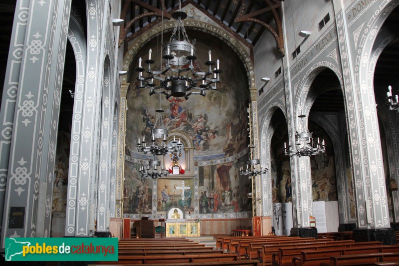 Castelldefels - Església, interior