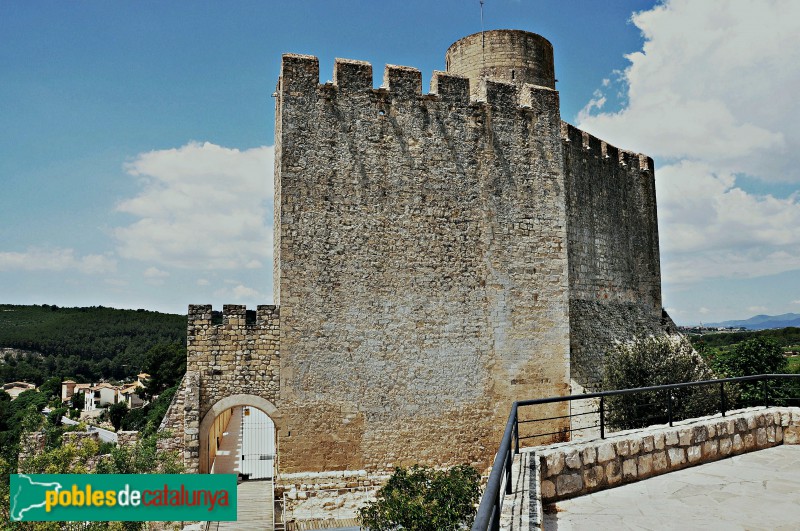 Castellet i la Gornal - Castell de Castellet, detall