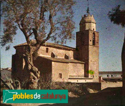 Gavà - Església antiga de Sant Pere, destruïda l'any 1936