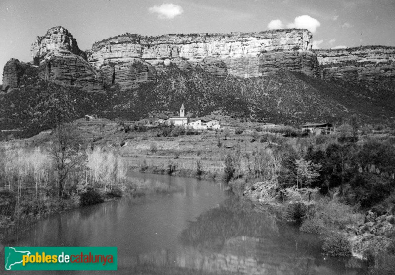 Sant Romà de Sau, poble antic