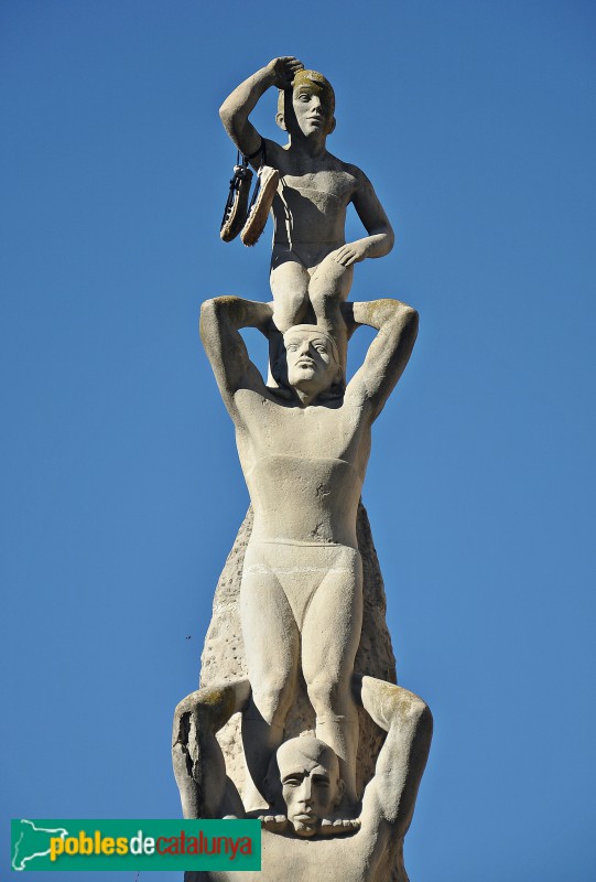 Vilafranca - Monument als Castellers