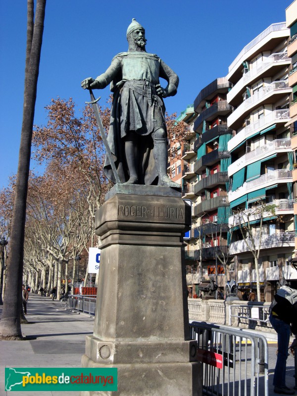 Barcelona - Monument a Roger de Llúria