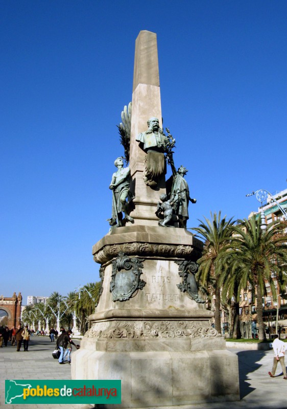 Barcelona - Monument a Rius i Taulet