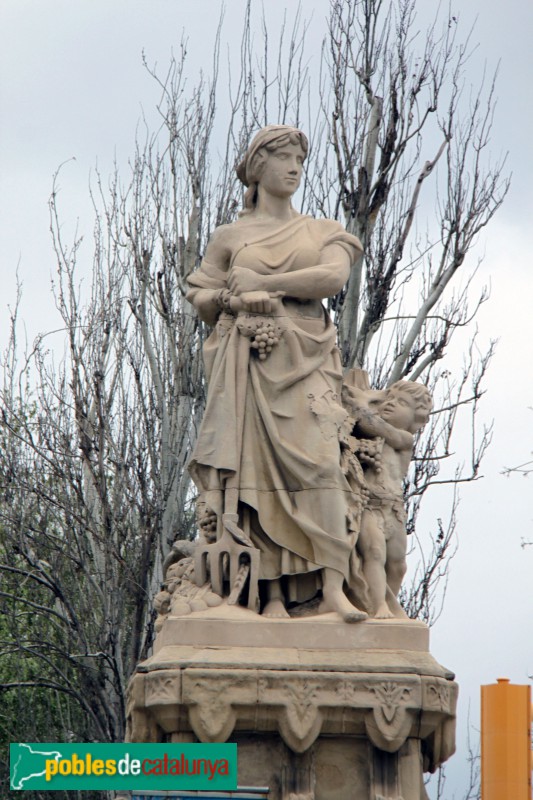 Barcelona - Parc de la Ciutadella - L'Agricultura