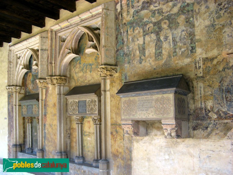 Monestir de Pedralbes, sepulcres d'Elionor de Pinós, Constança de Cardona i Beatriu de Fenollet