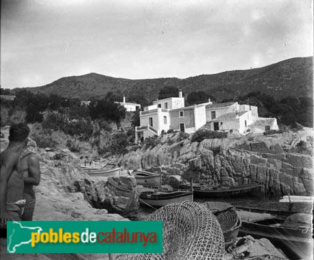 Begur - Fornells (Foto: Ernest Mullor - -Arxiu Fotogràfic Centre Excursionista de Catalunya, c1930) Begur - Fornells