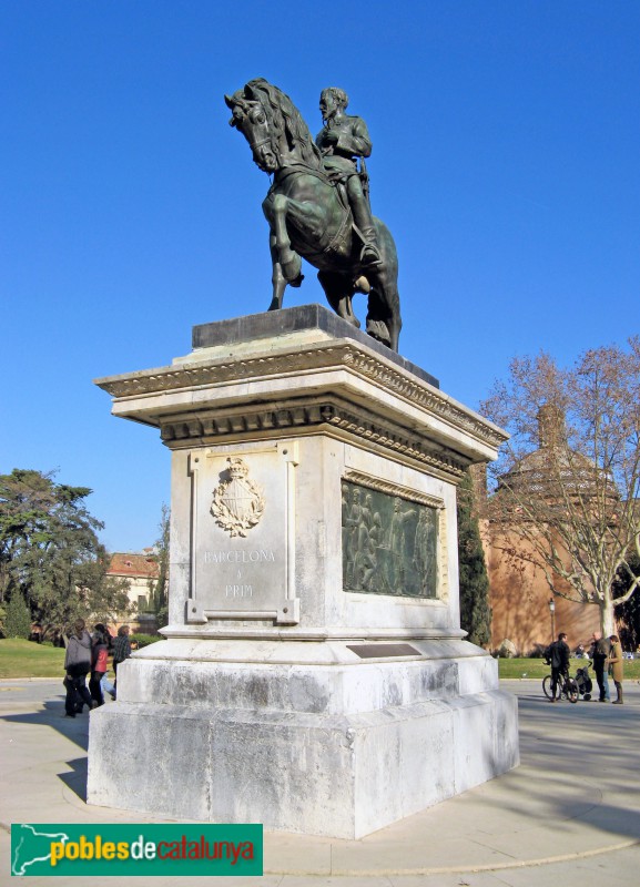 Barcelona - Parc de la Ciutadella - Monument a Prim