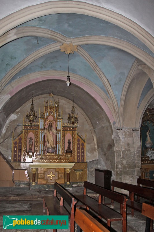 Vilagrassa - Església de Santa Maria, interior