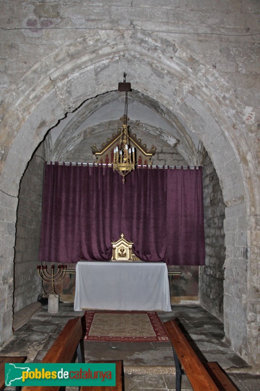 Vilagrassa - Església de Santa Maria, interior