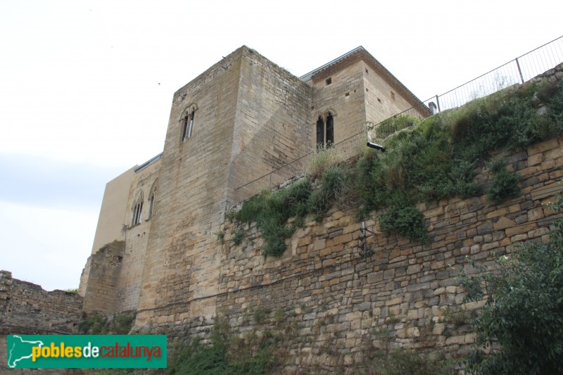 Verdú - Muralla, tram del castell