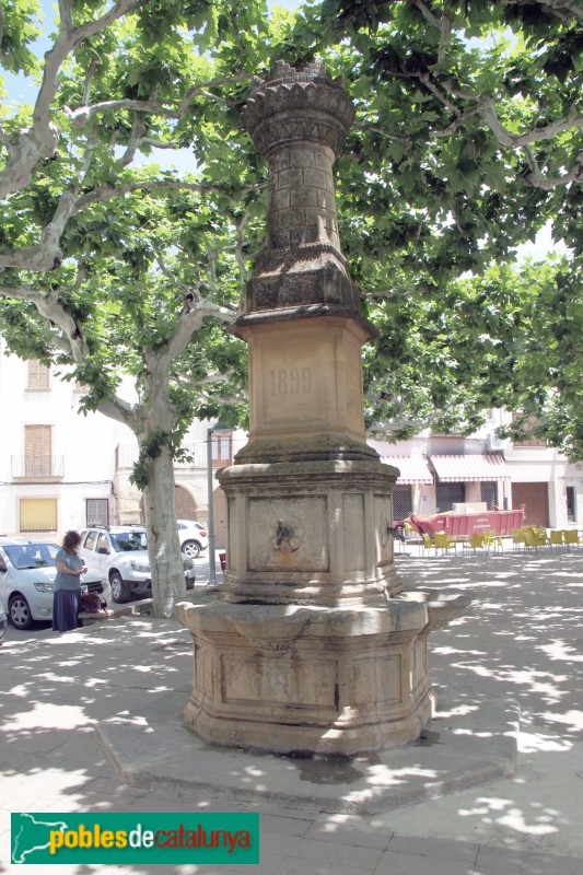 Verdú - Font de la plaça Major