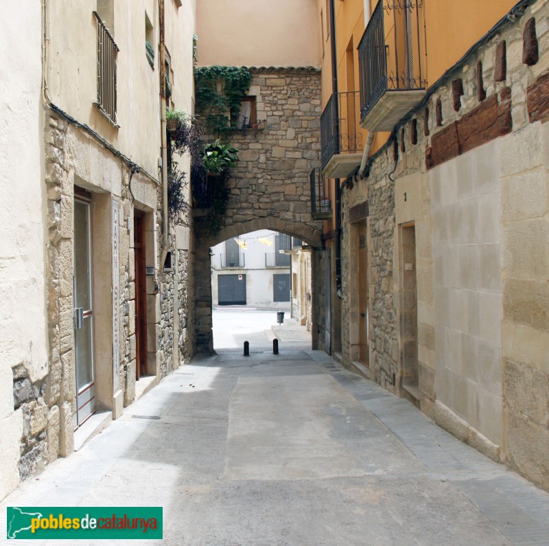 Verdú - Portal de la plaça Major