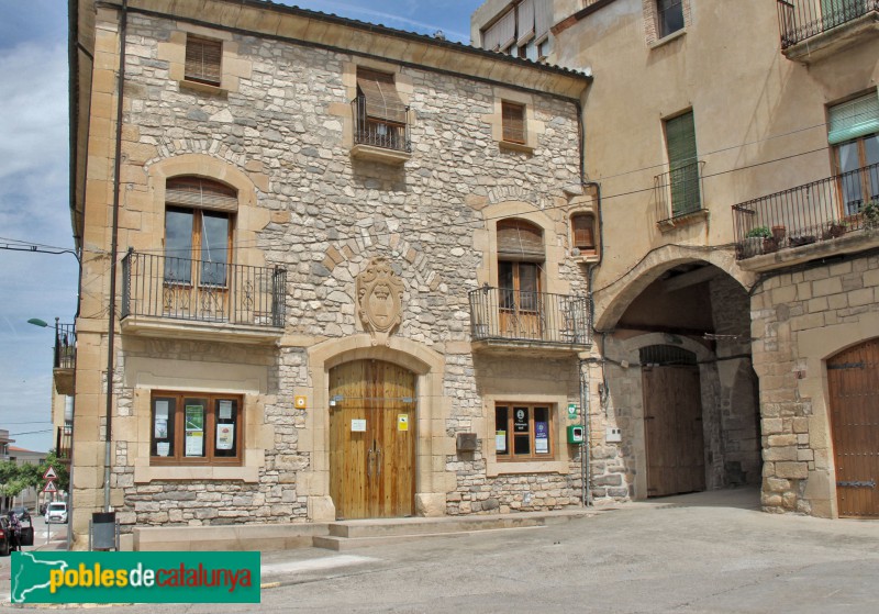 Verdú - Portal de la plaça Major