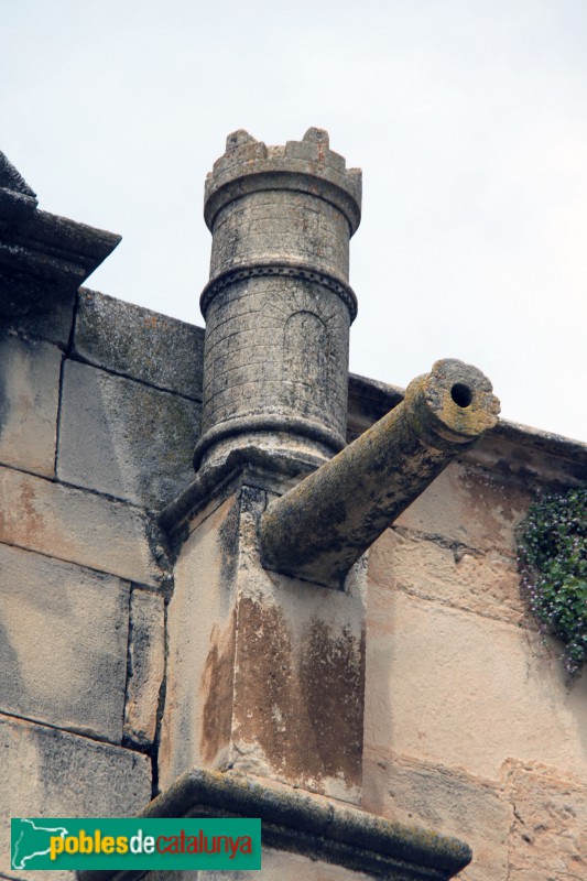 Verdú - Església de Santa Maria, gàrgola