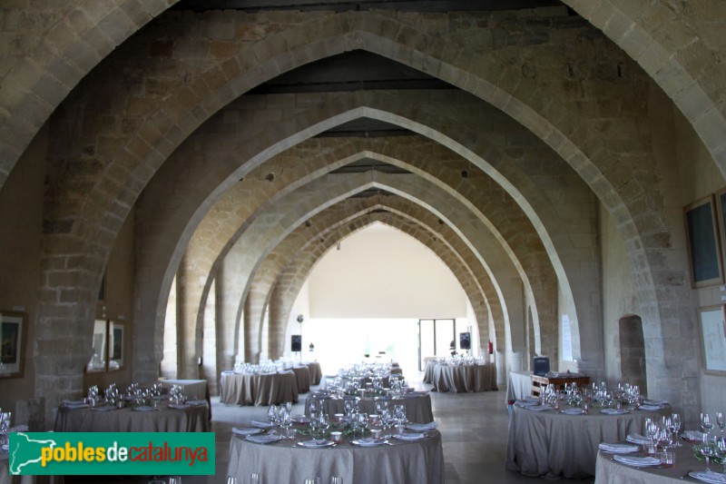 Verdú - Castell, sala de l'abat Copons