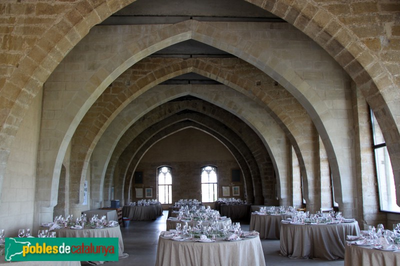 Verdú - Castell, sala de l'abat Copons