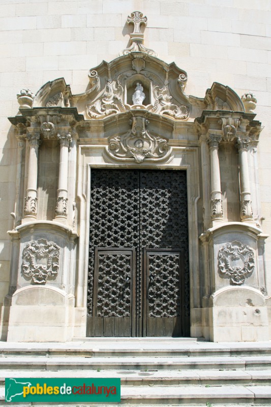 Tàrrega - Església de Santa Maria, portada