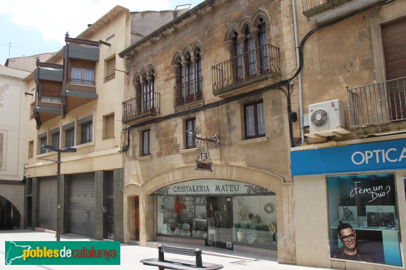 Tàrrega - Casa Mateu (casa Sobies)