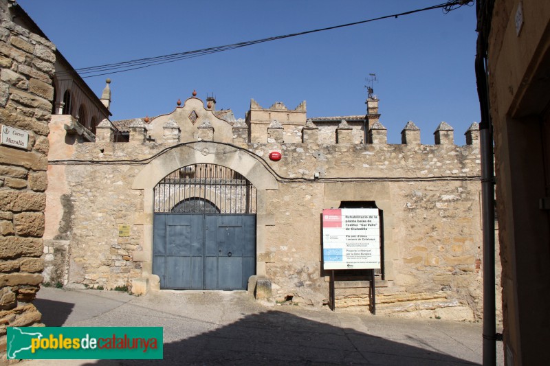 Ciutadilla - Casa Valls, façana carrer Muralla