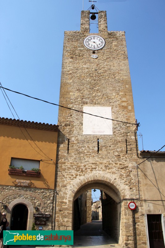 Palau-sator - Torre de les Hores o del Portal