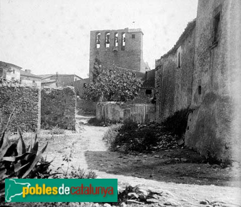 Palau-sator - Sant Feliu de Boada (Foto: Manuel Genovart -Arxiu Fotogràfic Centre Excursionista de Catalunya-, c1926) Palau-sator - Sant Feliu de Boada