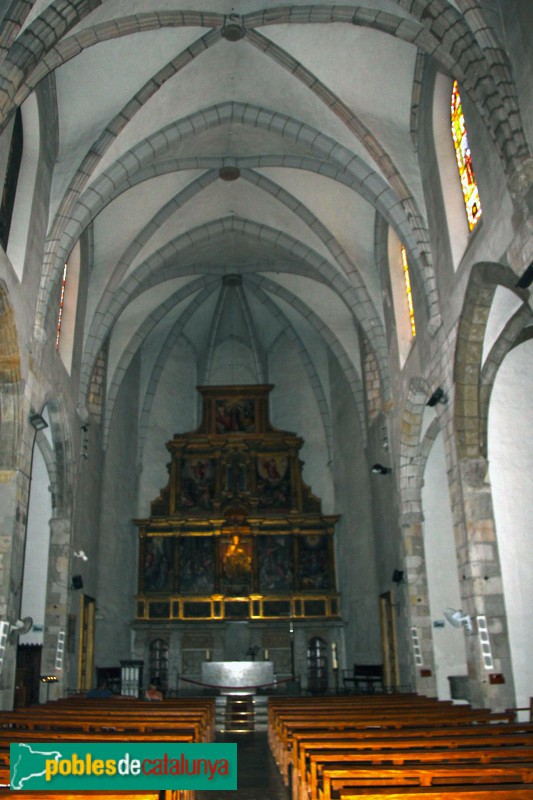 Palamós - Església de Santa Maria del Mar, retaule major (Foto: Albert Esteves, 2018) Palamós - Església de Santa Maria del Mar, retaule major