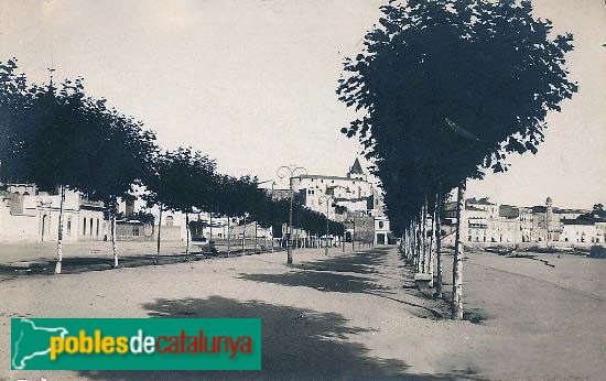 Palamós - Passeig del Mar, anys vint Palamós - Passeig del Mar, anys vint