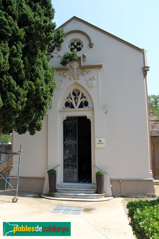 Palamós - Cementiri Municipal, capella (Foto: Albert Esteves, 2018) Palamós - Cementiri Municipal, capella
