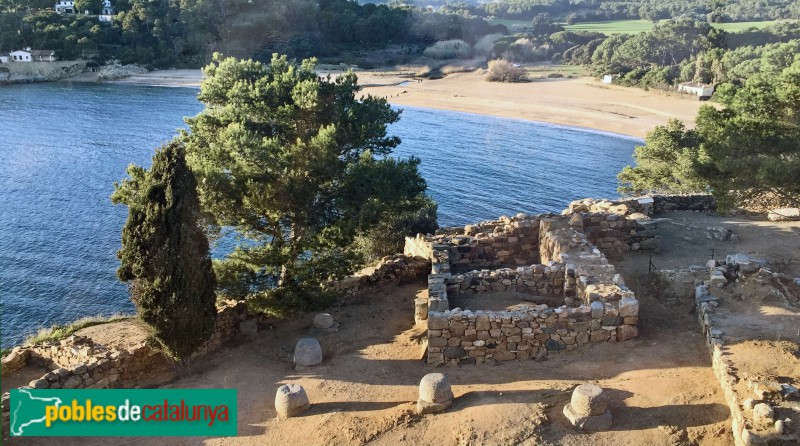 Palamós - Castell de Sant Esteve de Mar (Foto: cartell in situ) Palamós - Castell de Sant Esteve de Mar