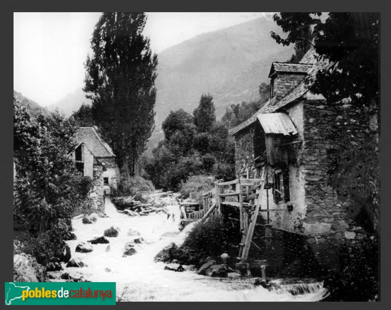 Vielha - Museu de la Llana, foto antiga