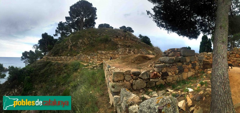 Palamós - Poblat ibèric de Castell (Foto: Cnbrb, 2016) Palamós - Poblat ibèric de Castell