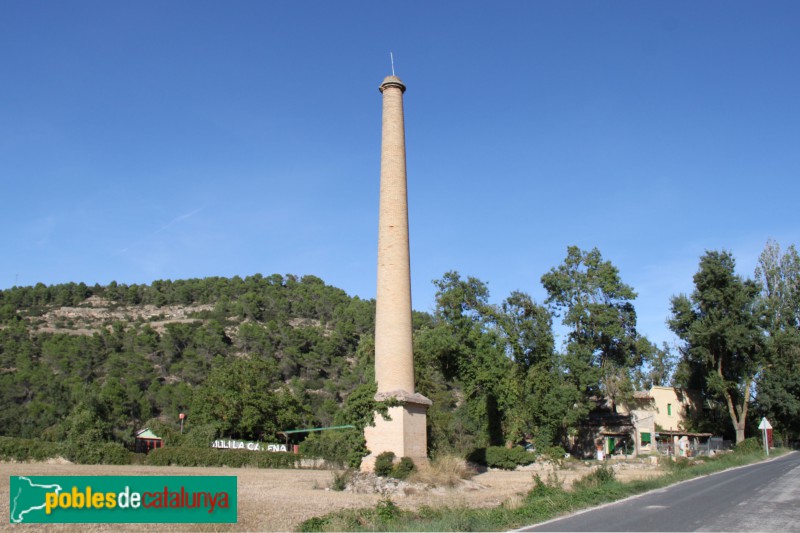 Vallfogona de Riucorb - Molí de la Cadena, xemeneia