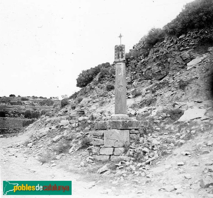 Guimerà - Creu del Padró del camí de la Bovera