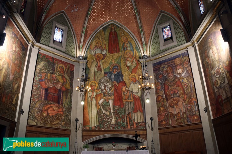 Sant Martí de Riucorb - Església de Sant Martí de Maldà, pintures murals