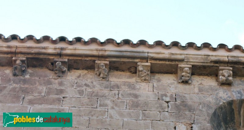 Vallbona de les Monges - Mènsules de l'absis del monestir