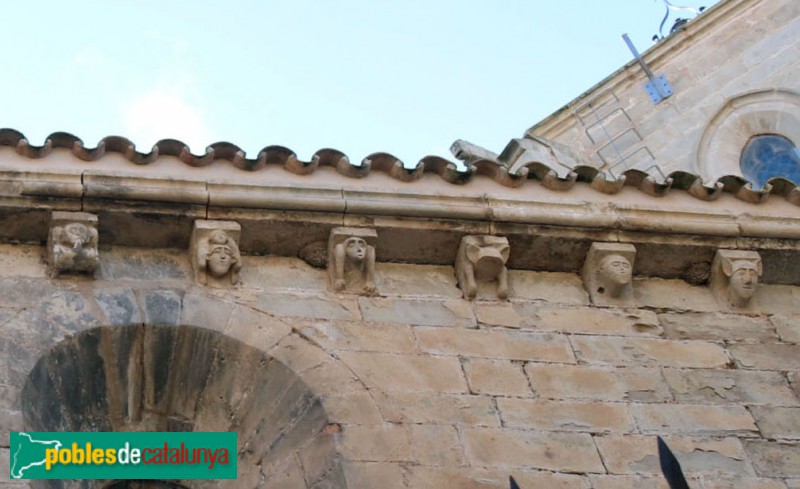 Vallbona de les Monges - Mènsules de l'absis del monestir