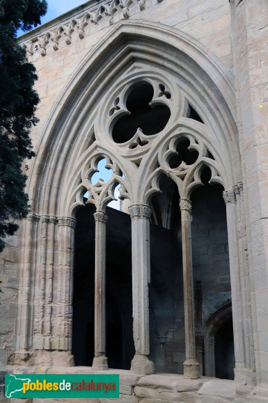 Vallbona de les Monges - Claustre del monestir. Galeria nord