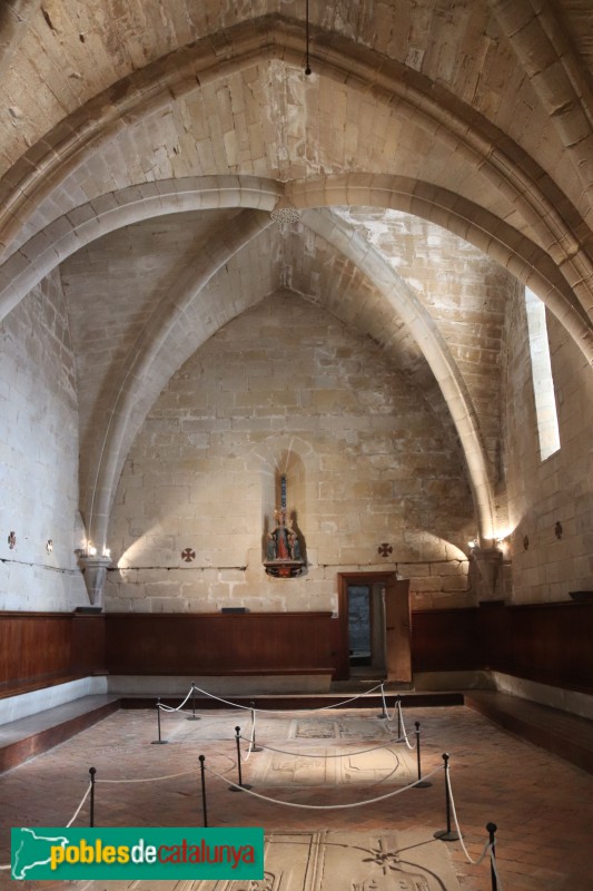 Vallbona de les Monges - Monestir de Santa Maria. Sala capitular